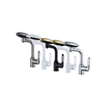Hot and Cold Stainless Steel Bathroom Faucet with Basin Height1