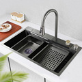 304 Gun Gray Stainless Steel Nano Scratch-Resistant Kitchen Sink1