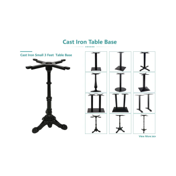 Top 10 China claw foot bistro table base Manufacturers