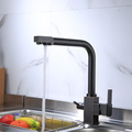 Black Ancient Single Handle Kitchen Faucet for Pure Water1