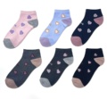 New hot selling Ankle shallow mouth thin breathable polyester Cute print boat socks for Children Ladies and Women's soc1