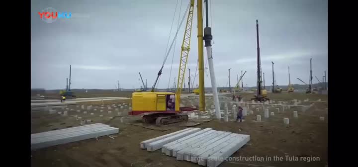 Construction of Tula major project in Russia