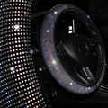 Blingbling Diamond Car Steering Wheel Cover - Colourful Diamond Decoration1