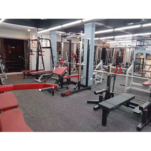 Clientes indios que compran equipos de fitness Laijian