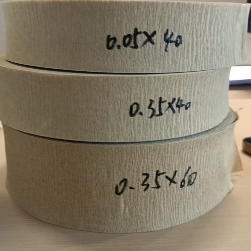 Papel crepom de alta flexibilidade para isolamento de enrolamento