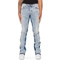 Slim Fit Jeans Men Custom Patchwork Παντελόνια Αντίθετα Pant Hip Hop Flared Mens Stacked Jeans1