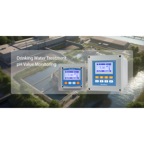 How to monitor pH value during drinking water treatment process?