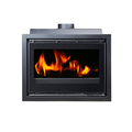 Indoor Cassette Wood Fireplace: Wall Insert Wood Burning Stove Heater1