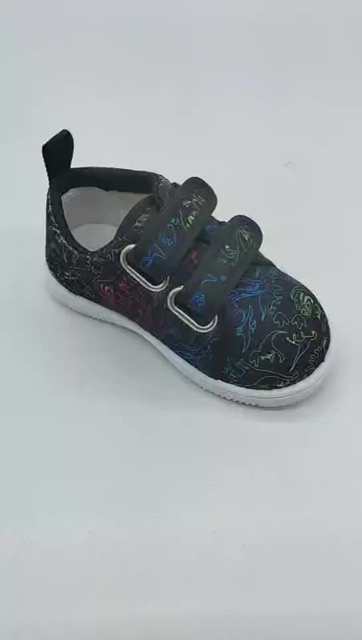 Nouveau chaussure de toile colorée bébé garçon