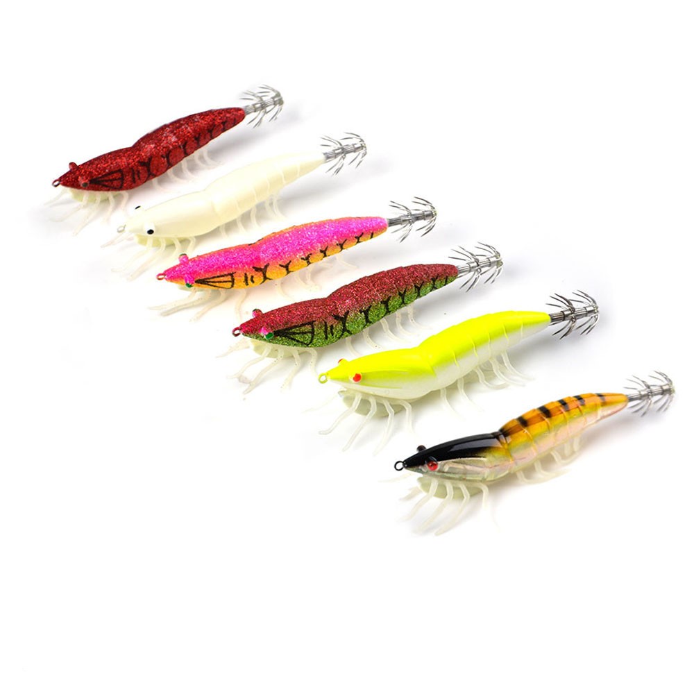 Tairaba Fishing Bait Luminous Iron Bait Squid Hook Jig Lure 3G