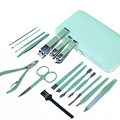 9Pcs Art Nail Clippers Files Set - Color Manicure Kit with Tweezers and Nail Cutter for Pedicure1