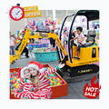 360 Degree Rolling Bike and Children's Electric Mini Excavator Amusement Park Facilities1
