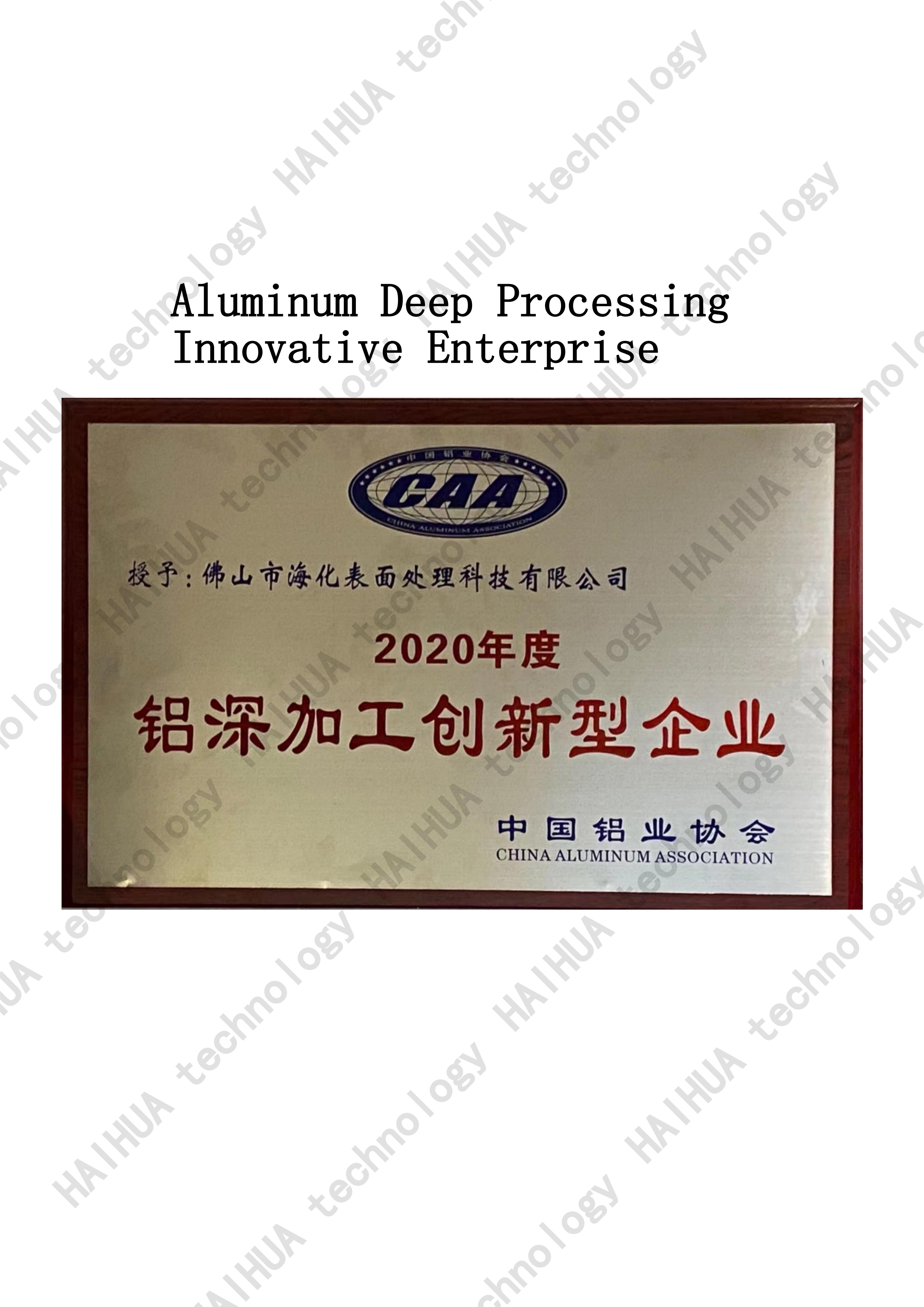 Aluminum Deep Processing  Innovative Enterprise