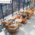Simple Leisure Sofa and Table Combination for Tea Shops and Bakeries1