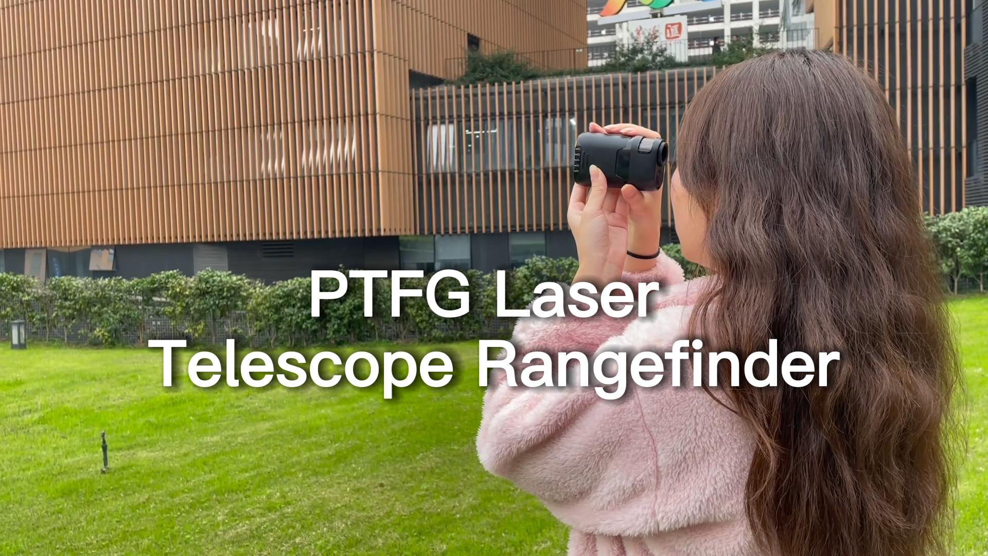 PTFG Láser Ransfinder para golf/caza 800/1200m