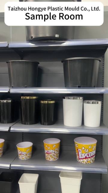 Taizhou Hongye Showroom Tour – Plastic Flower Pots, Storage Boxes & Trash Cans