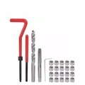 M6*1 Metric 25pcs Steel Thread Repair Wire Insert Kit Tap Carbon Steel Fasteners Zinc Plated ISO Certified for Machinery Use1