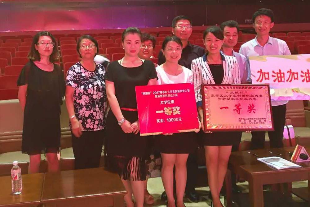 First Prize in the Entrepreneurship Competition Weifang