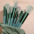 High-Quality Custom Logo Makeup Brush Set - 13 Piece Powder, Foundation, Blush Brush Set1