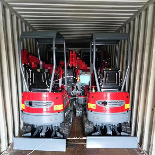 56 sets of OC10 small excavators were sent