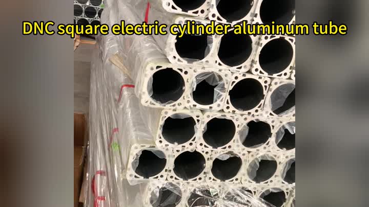 Tubo de aluminio de cilindro eléctrico cuadrado DNC