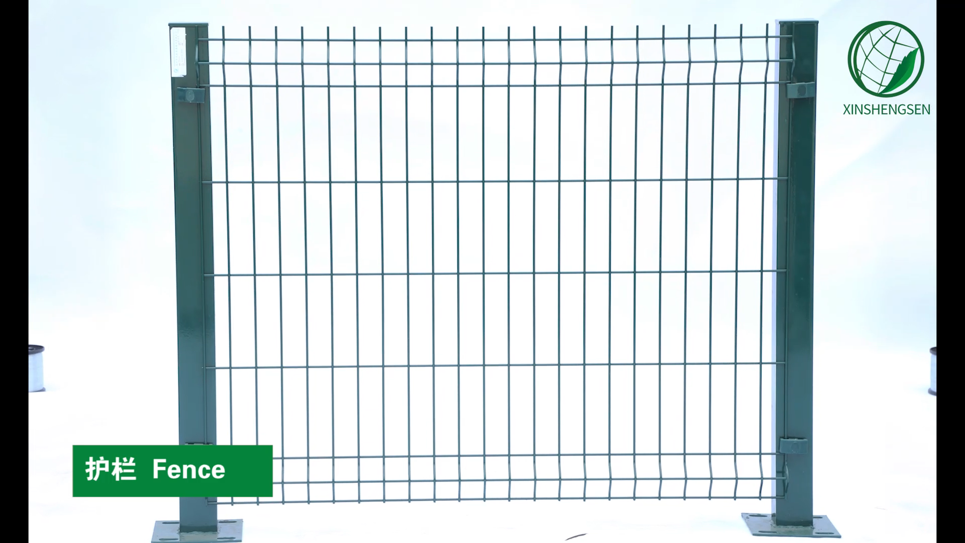 V Folds 3D Panel Fence Wire Mesh Fence กับราคาถูก 1
