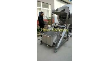 vacuum meat tumbler with automatic feeding cart.mp4