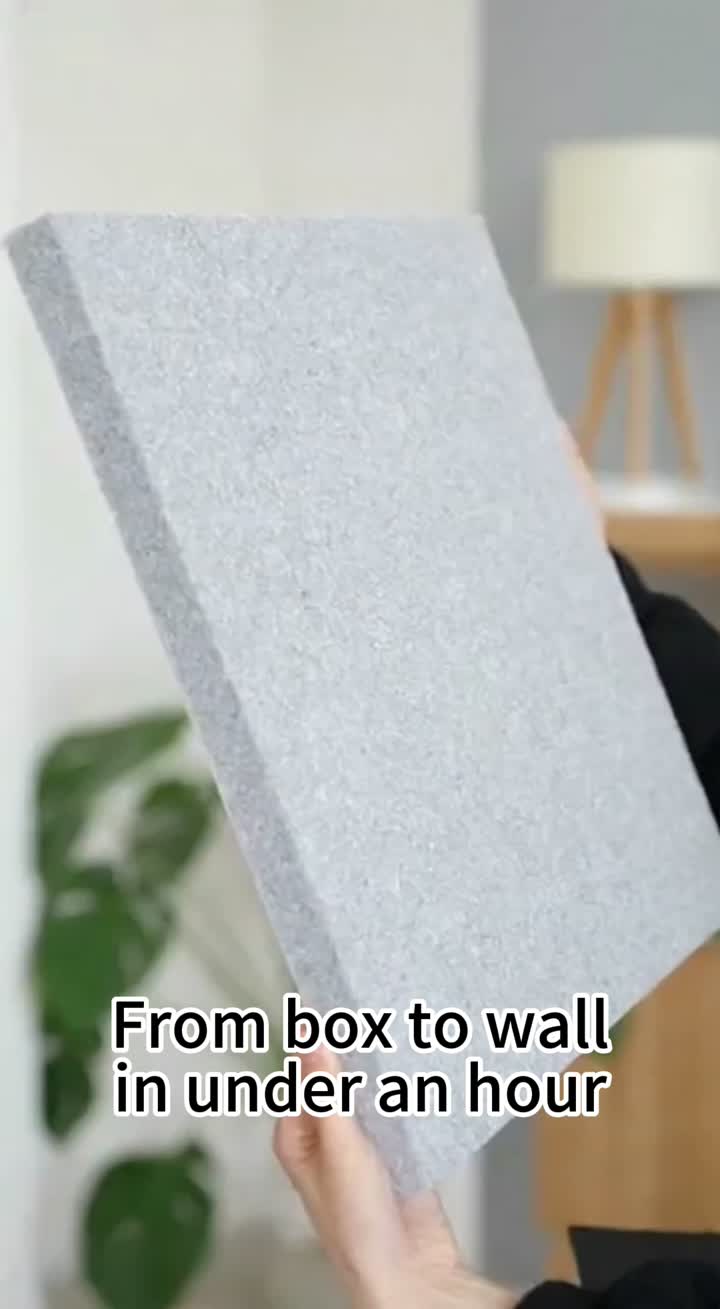 Os painéis acústicos de fibra de poliéster 3D TianGe são a solução ideal para isolamento acústico moderno