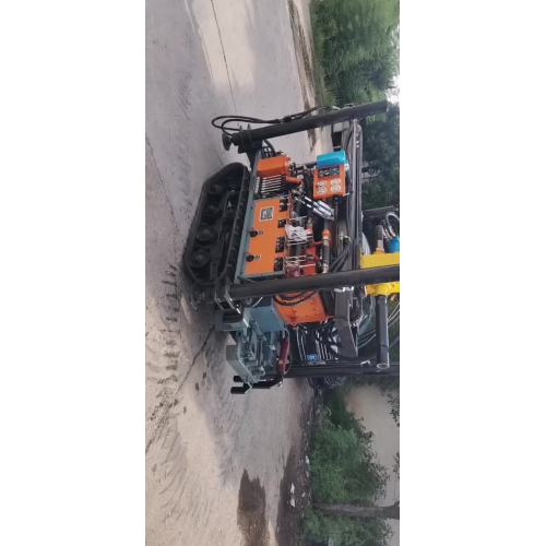 YKQ-180 crawler water well drilling rig with remote controller