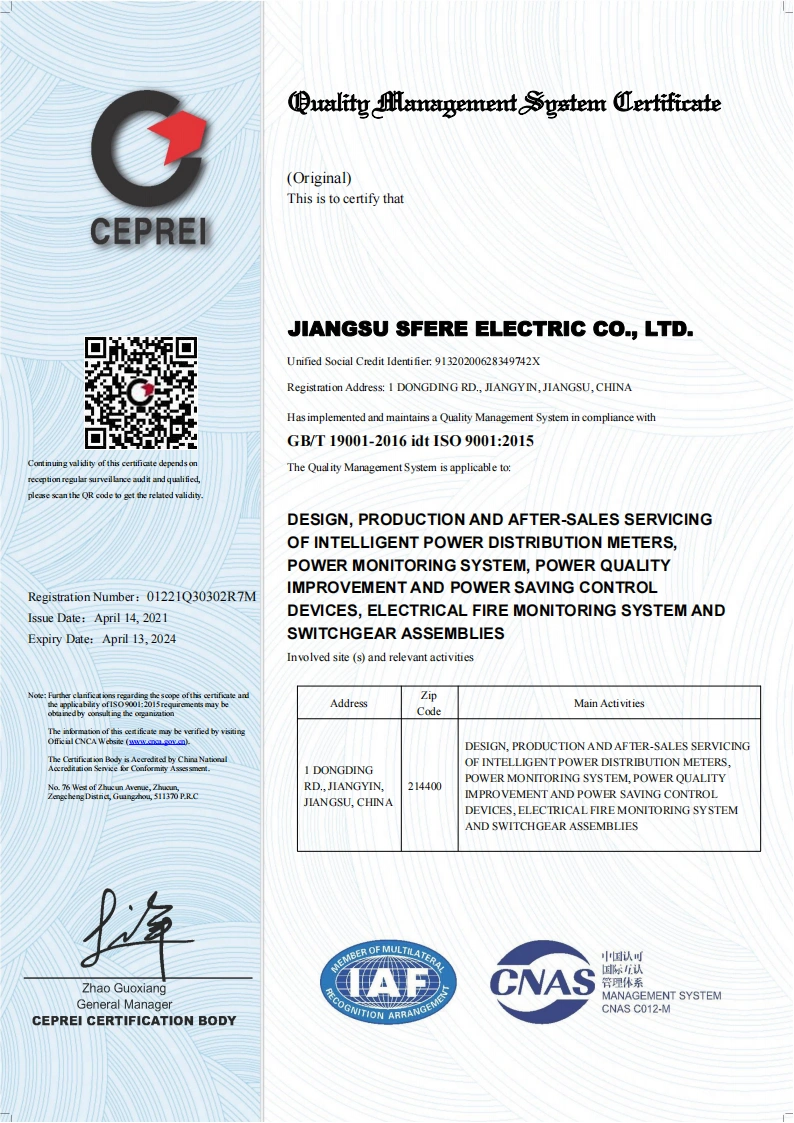 Ampèremètre numérique - LNF32E;LNF36E - Jiangsu Sfere Electric Co.,Ltd. -  monophasé / triphasé / monté en panneau