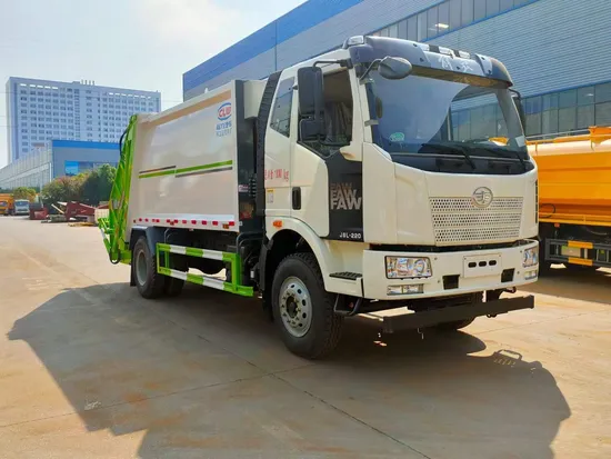 Penjimatan Tenaga FAW Jiefang 4X2 14cbm Trak Tolak Mampatan1