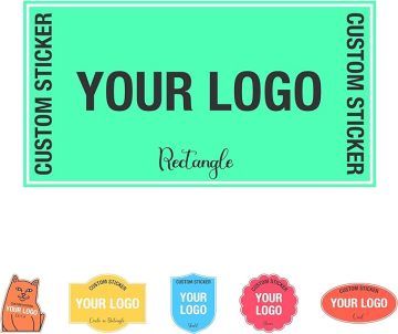 Personalised Rectangle Stickers