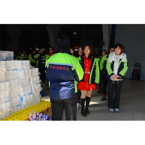 International Women's Day--gifts for female workers  in the Electromagntic Flowmeter department