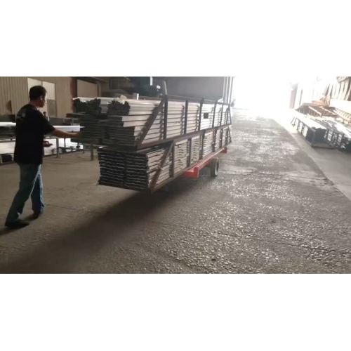 Alüminyum Profiller için Elektrikli Uzaktan Kumandalı Akülü Transfer Arabası