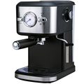 850W Stainless Steel Coffee Maker with 20 Bar Pressure, 1.25L Water Tank, Preheating, and Temperature Meter1