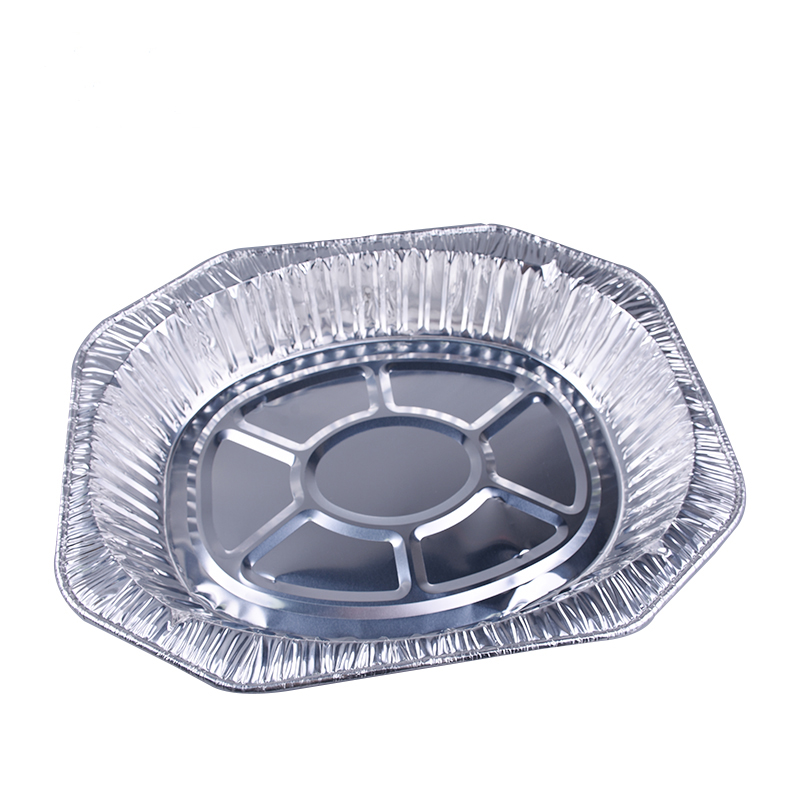 Bandeja De Aluminio De Pavo Ovalado 25-Pack