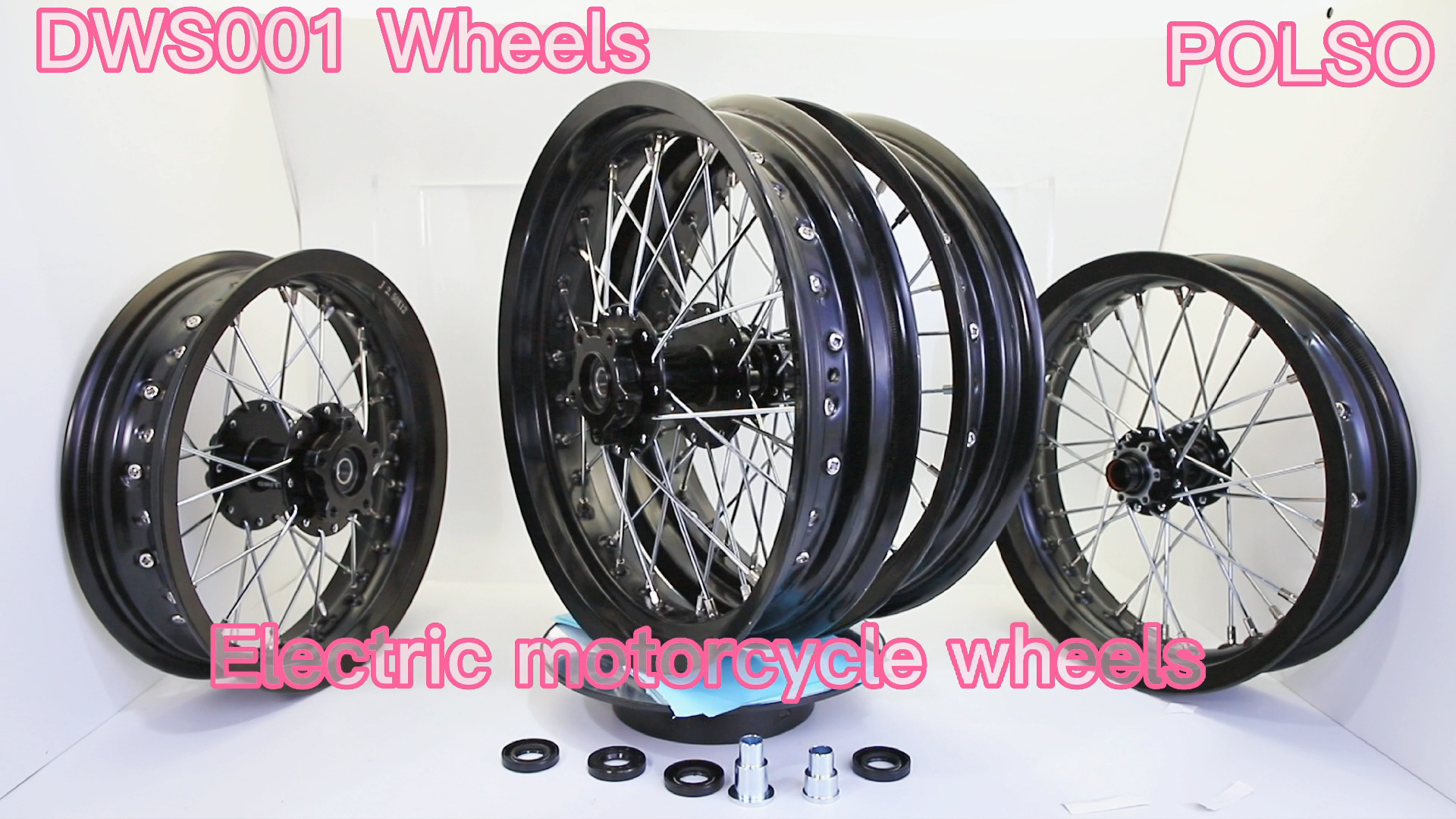 DWS001 in lega di alluminio personalizzata 12 &#39;&#39; 14 &#39;&#39; pollici completa supermoto wheels1