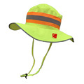 Hi Vis Safety Work Sun Hats with Custom Logo and Reflective Neck Flap1