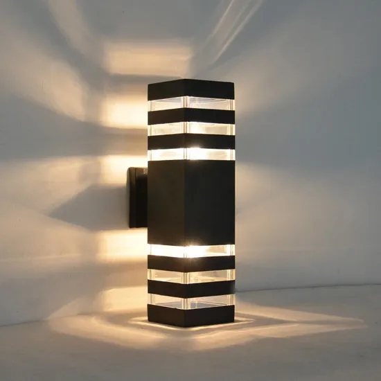 Iluminação superior e inferior ao ar livre, e27 à prova d&#39;água e de duas camadas duplas lâmpadas de parede1