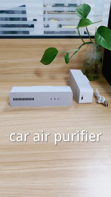 Ecohero Brand Small Portable Car Air Purifier with 3000mah battery1