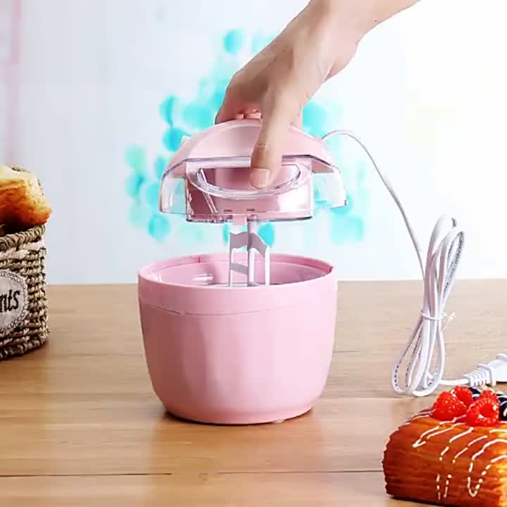 Pink ice cream machine