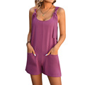 Custom Ladies casual jumpsuits Sleeveless clothes bodycon jumpsuit backless wide leg summer long jumpsuit women's sets1
