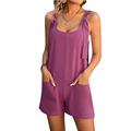 Custom Ladies casual jumpsuits Sleeveless clothes bodycon jumpsuit backless wide leg summer long jumpsuit women's sets1