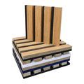 Hot Sale Wood Veneer Slat Akupanel Boards for Wall Decoration and Acoustics1