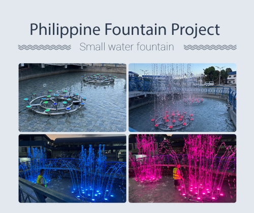 Se ha completado la pequeña fuente de Filipinas.