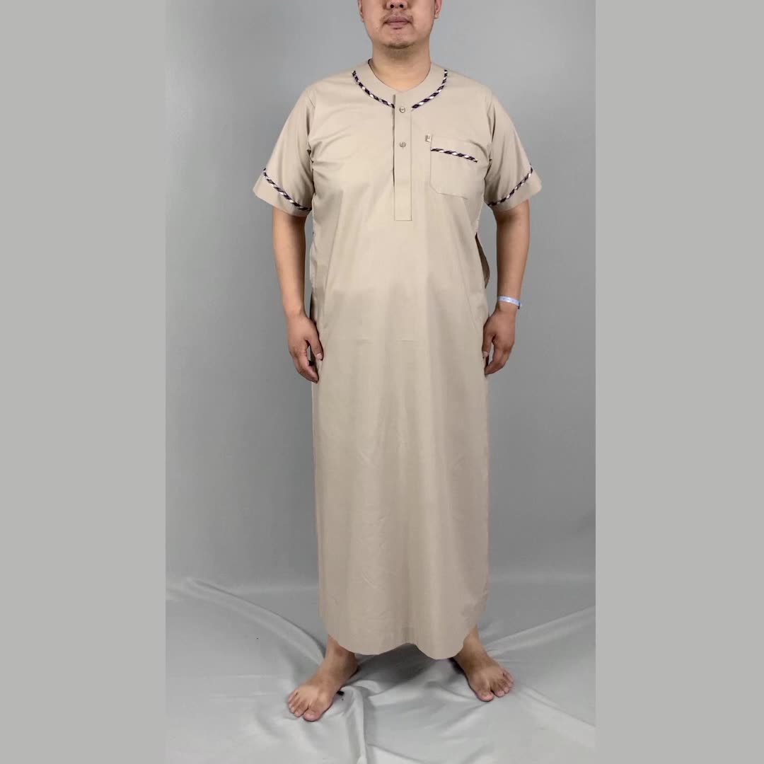 Stile marocchino nuovo design rotondo collo thobe1