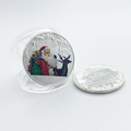 Gold Plated Holiday Santa Coin - Custom Wishing Coin1