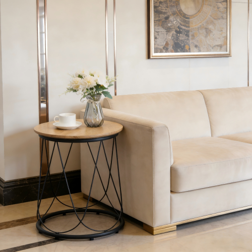 The Must-Have Metal & Wood Side Table