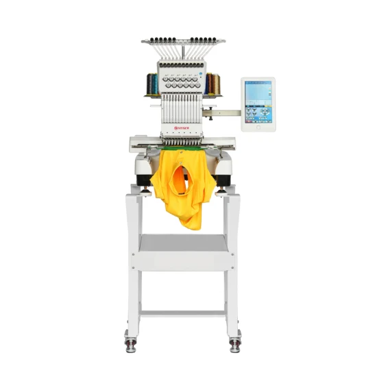 MFS1200 Automatic Single Head Computerized Embroidery Machine 12 Needles Are Suitable for Flat Embroidery, Ready to Wear Embroidery and Hat Embroidery1