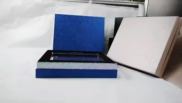 custom blue box for frame packing